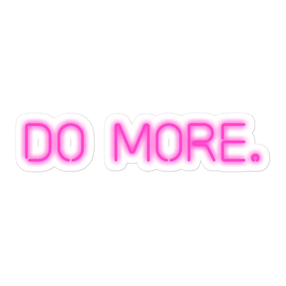 STICKERS - DO MORE NEON