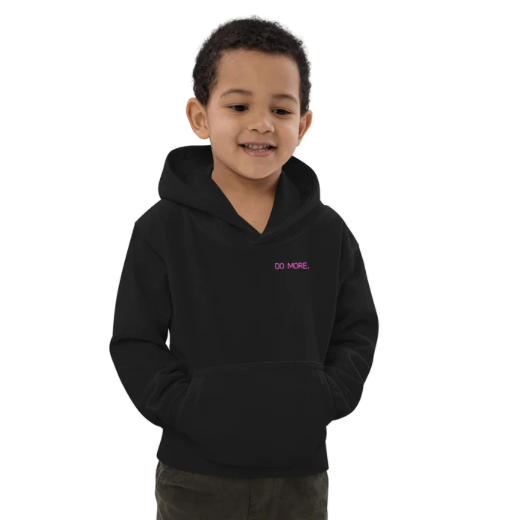 kid in do more sweatshirt