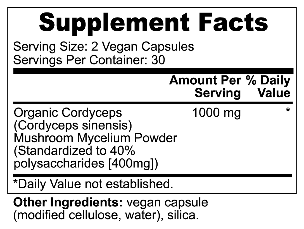 Cordyceps Mushroom Caps