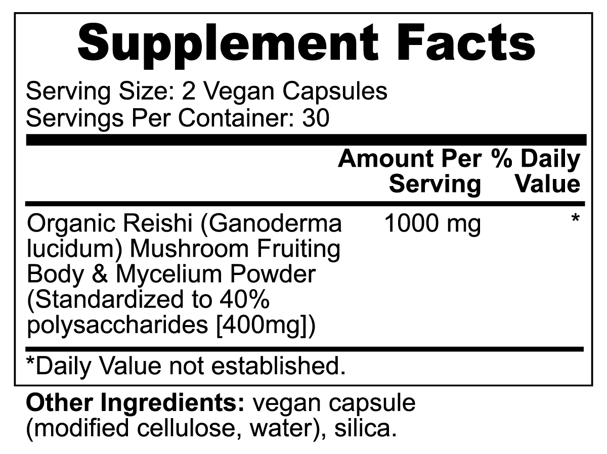 Reishi Mushroom Caps