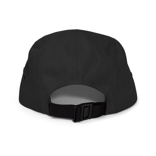 EMBROIDERED 5 PANEL CAP - DO MORE BLACKOUT