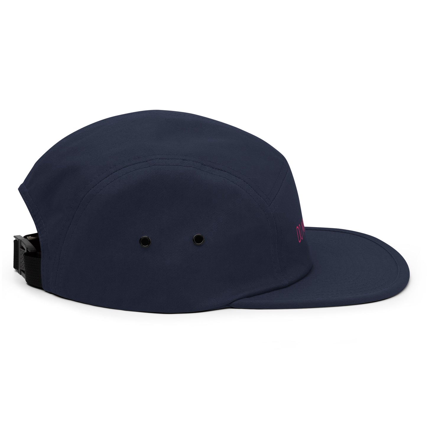 EMBROIDERED 5 PANEL CAP - DO MORE NEON