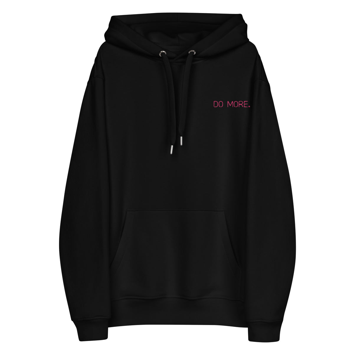 EMBROIDERED PREMIUM HOODIE - DO MORE NEON
