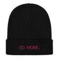 RIBBED KNIT BEANIE — DO MORE NEON