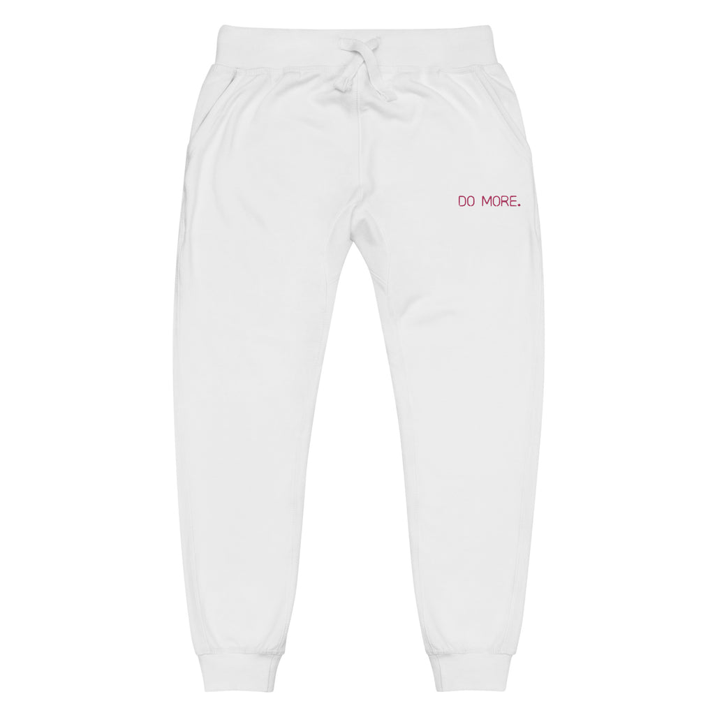 EMBROIDERED JOGGERS - DO MORE NEON